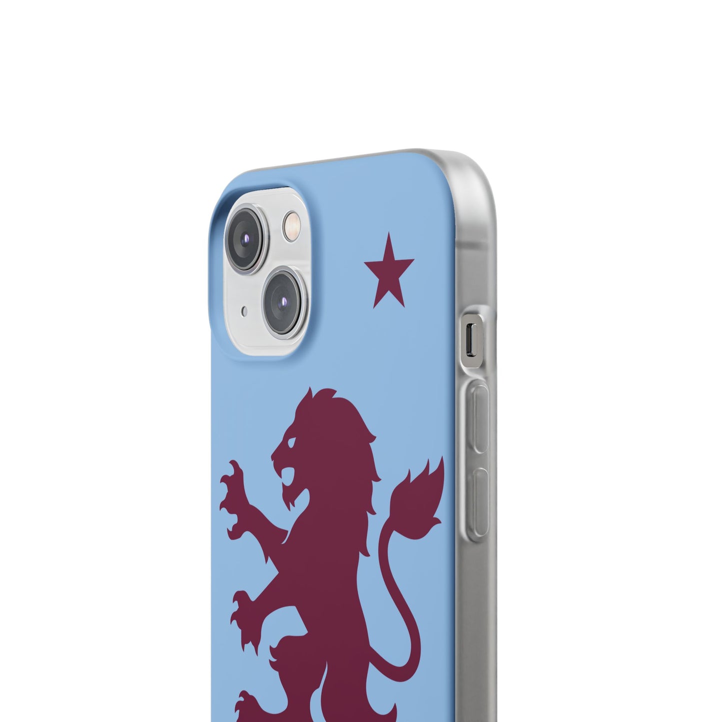 Aston Villa iPhone Flexi Case - iPhone 16, 15, 14, Plus/Pro/Pro Max - Blue