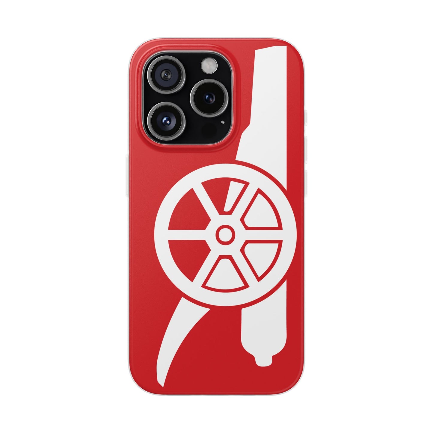 Arsenal Cannon Red iPhone Flexi Case - iPhone 16, 15, 14, Plus/Pro/Pro Max