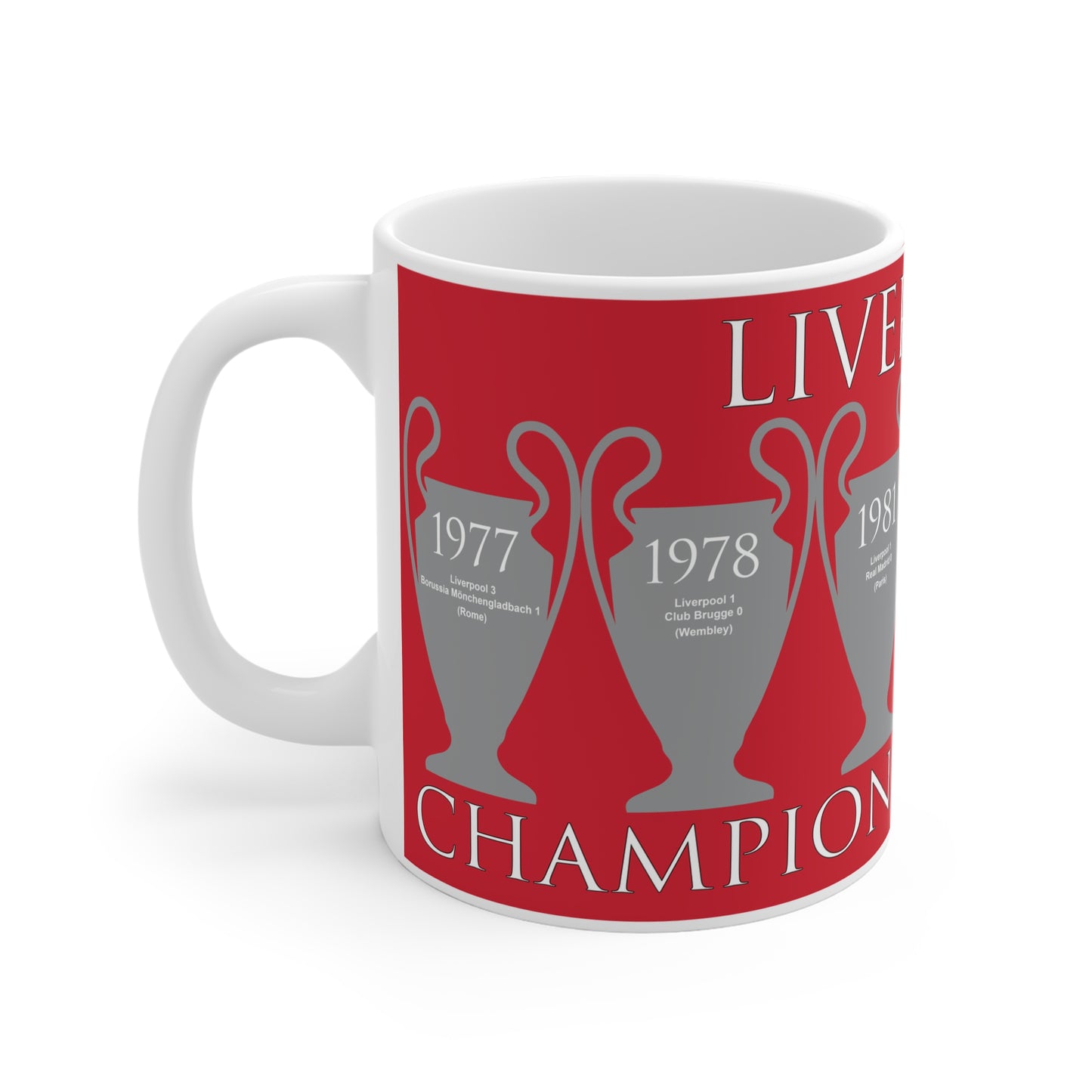 Liverpool Champions of Europe Mug - Red