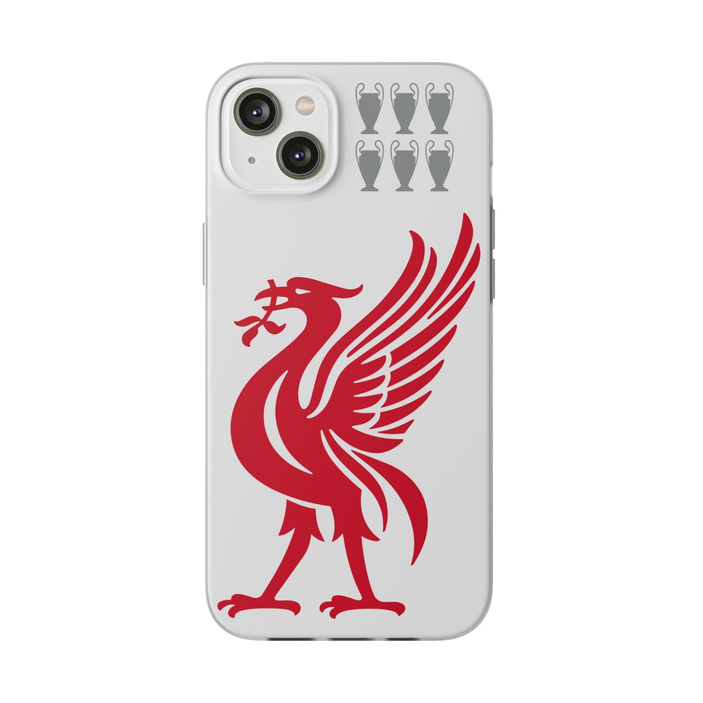 Liverpool White iPhone Flexi Case - iPhone 16, 15, 14, Plus/Pro/Pro Max