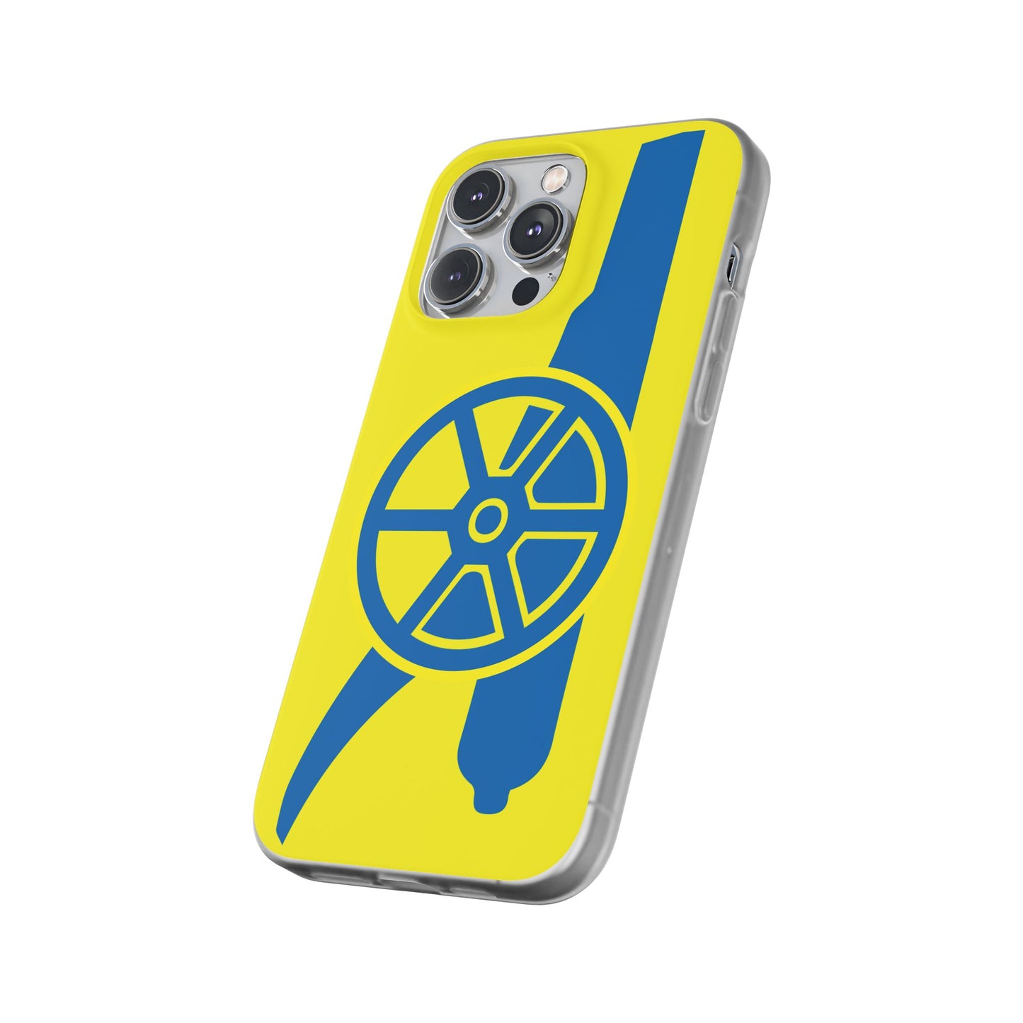 Arsenal Cannon Yellow iPhone Flexi Case - iPhone 16, 15, 14, Plus/Pro/Pro Max