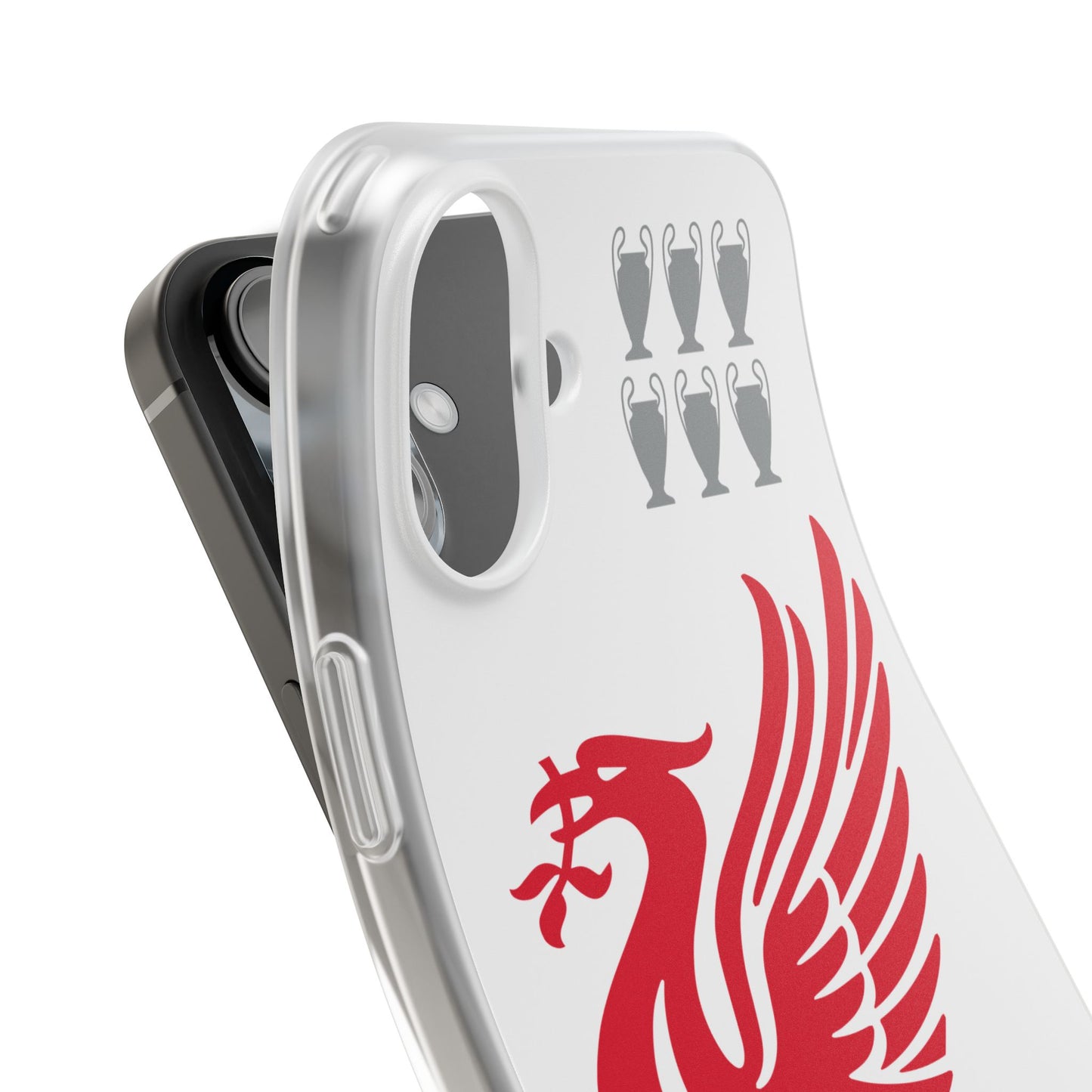 Liverpool White iPhone Flexi Case - iPhone 16, 15, 14, Plus/Pro/Pro Max