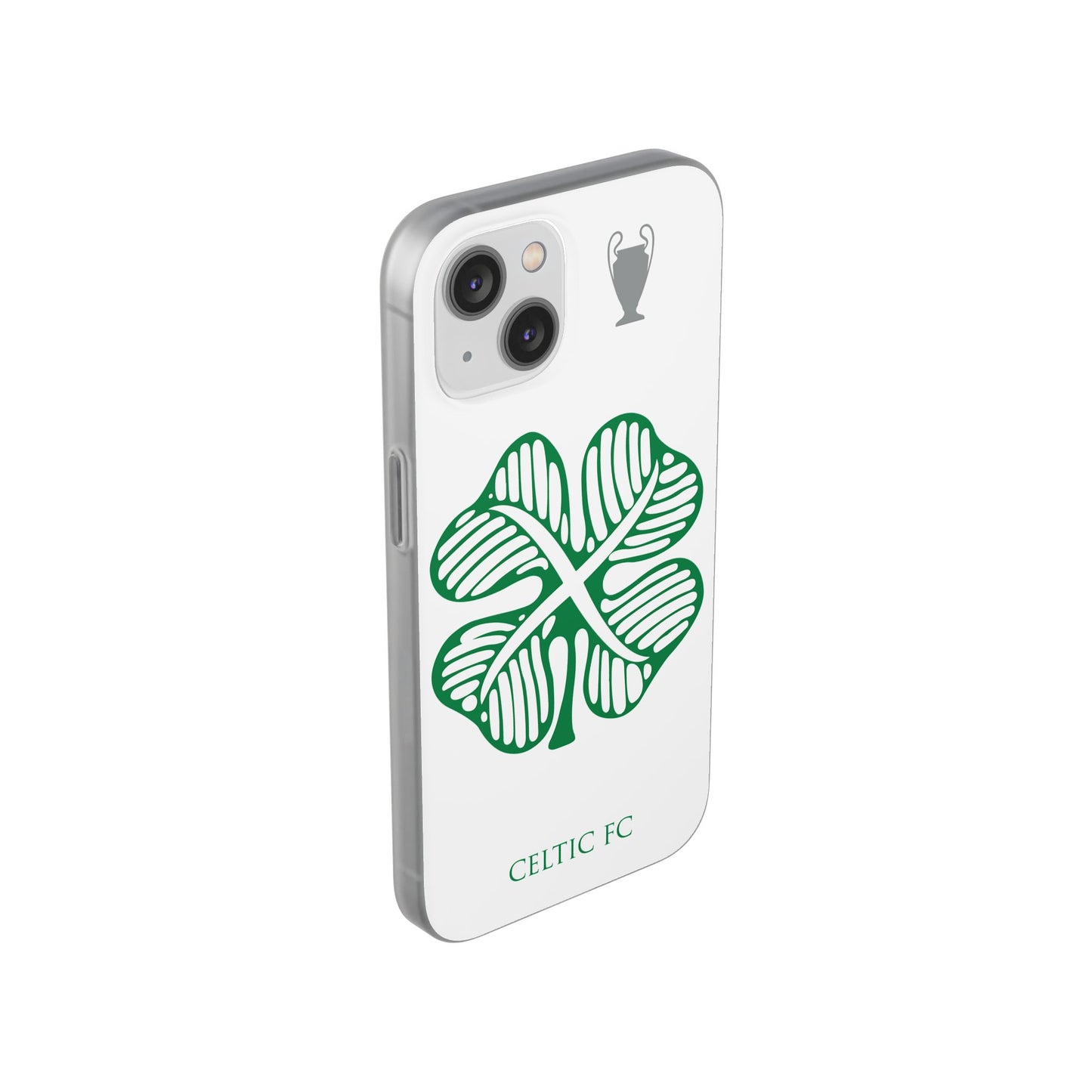 Celtic White iPhone Flexi Case - iPhone 16, 15, 14, Plus/Pro/pro Max