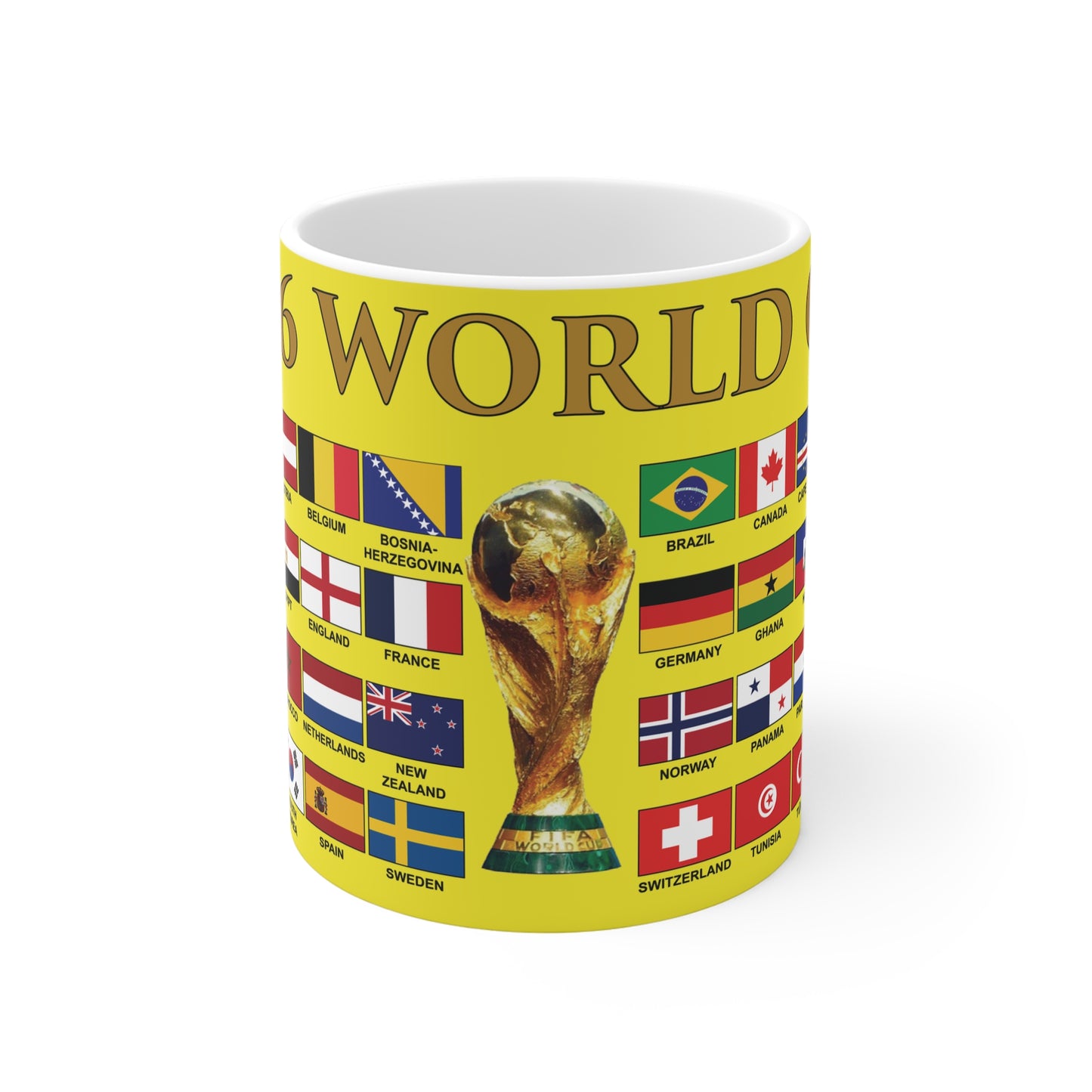 2026 Football World Cup Mug - Yellow