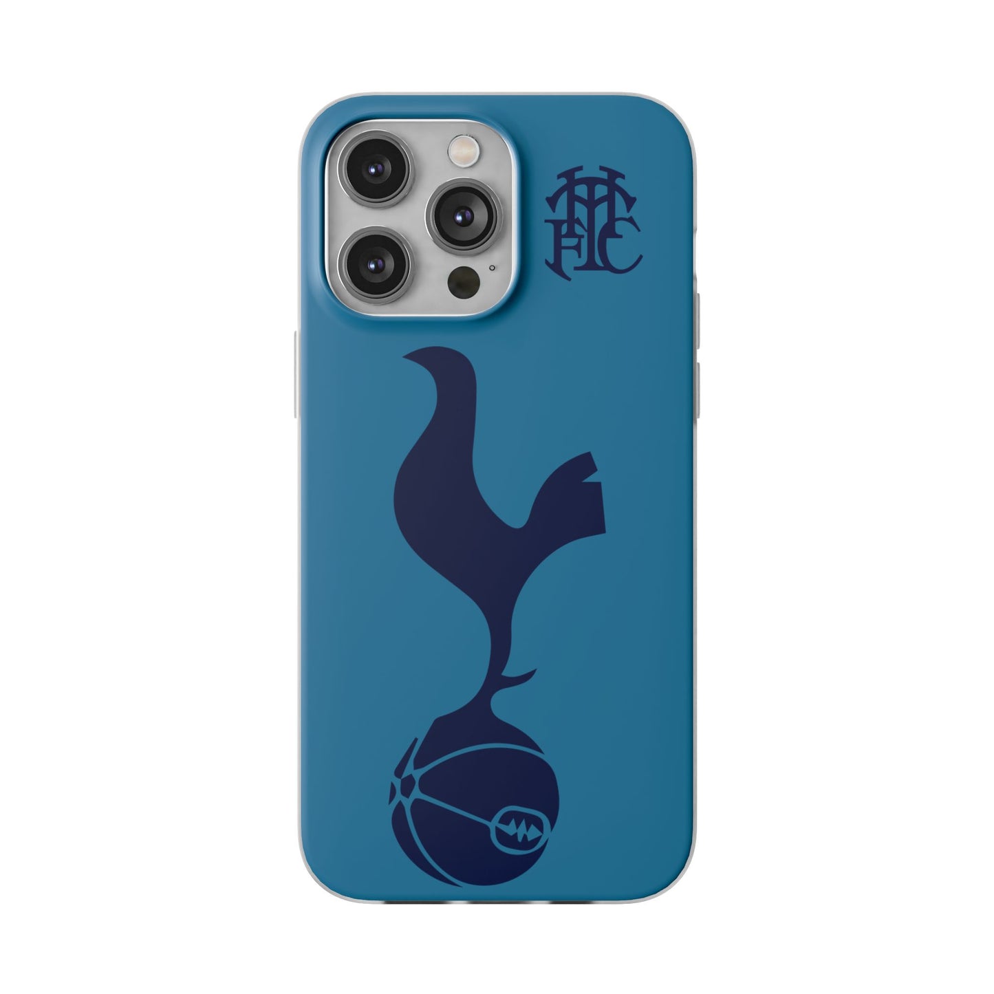 Tottenham Hotspur iPhone Flexi Case - iPhone 16, 15, 14, Plus/Pro/Pro Max - Cyan