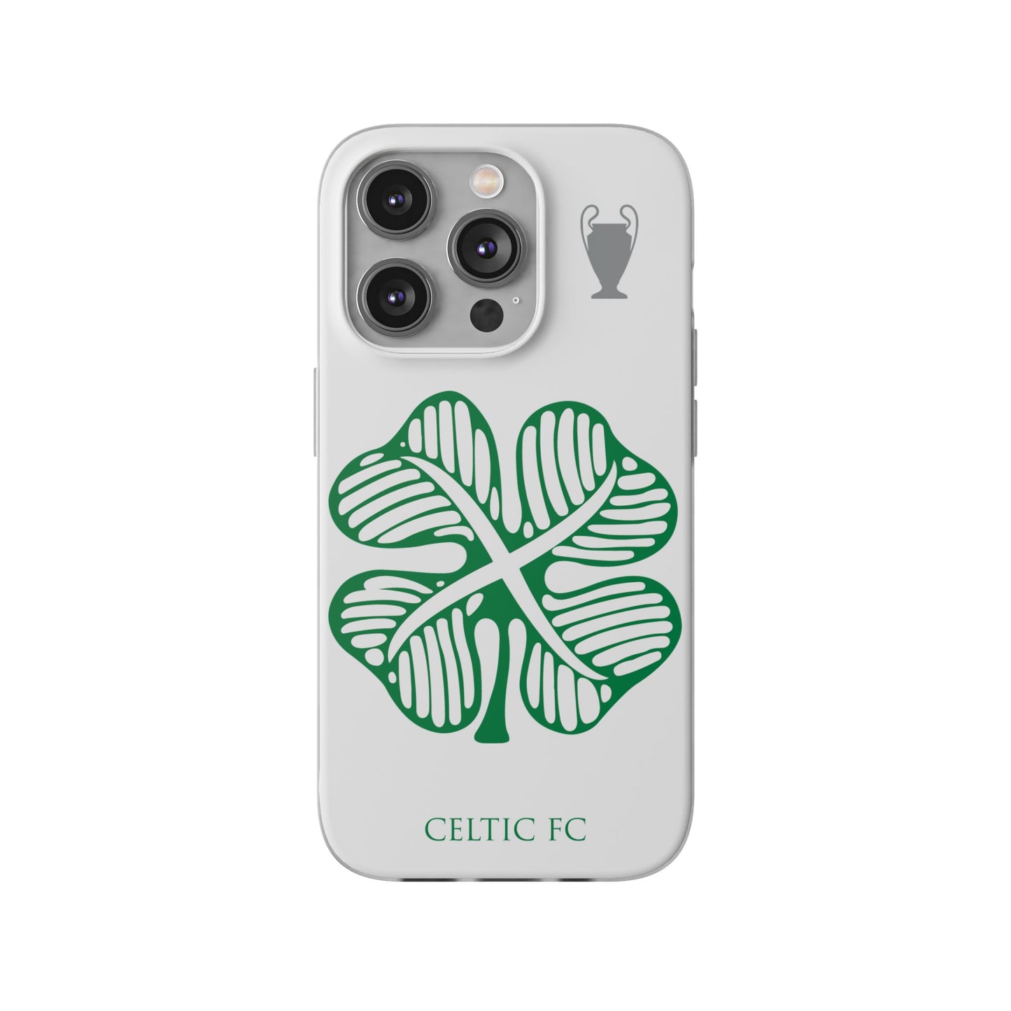 Celtic White iPhone Flexi Case - iPhone 16, 15, 14, Plus/Pro/pro Max