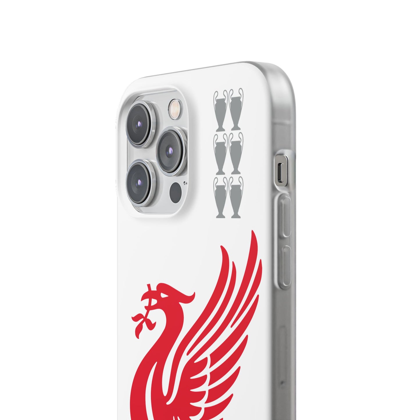 Liverpool White iPhone Flexi Case - iPhone 16, 15, 14, Plus/Pro/Pro Max