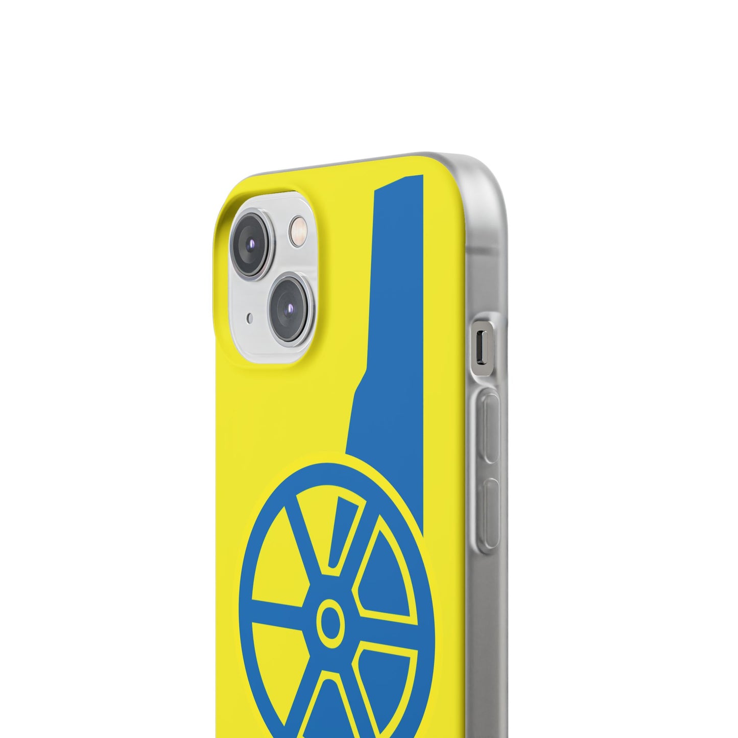 Arsenal Cannon Yellow iPhone Flexi Case - iPhone 16, 15, 14, Plus/Pro/Pro Max