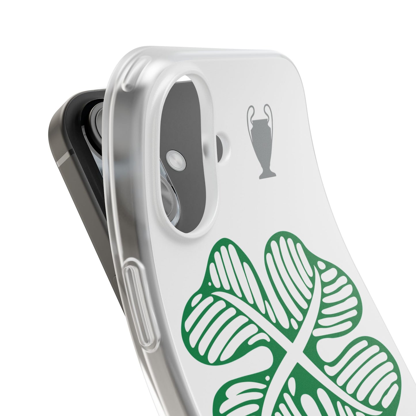 Celtic White iPhone Flexi Case - iPhone 16, 15, 14, Plus/Pro/pro Max