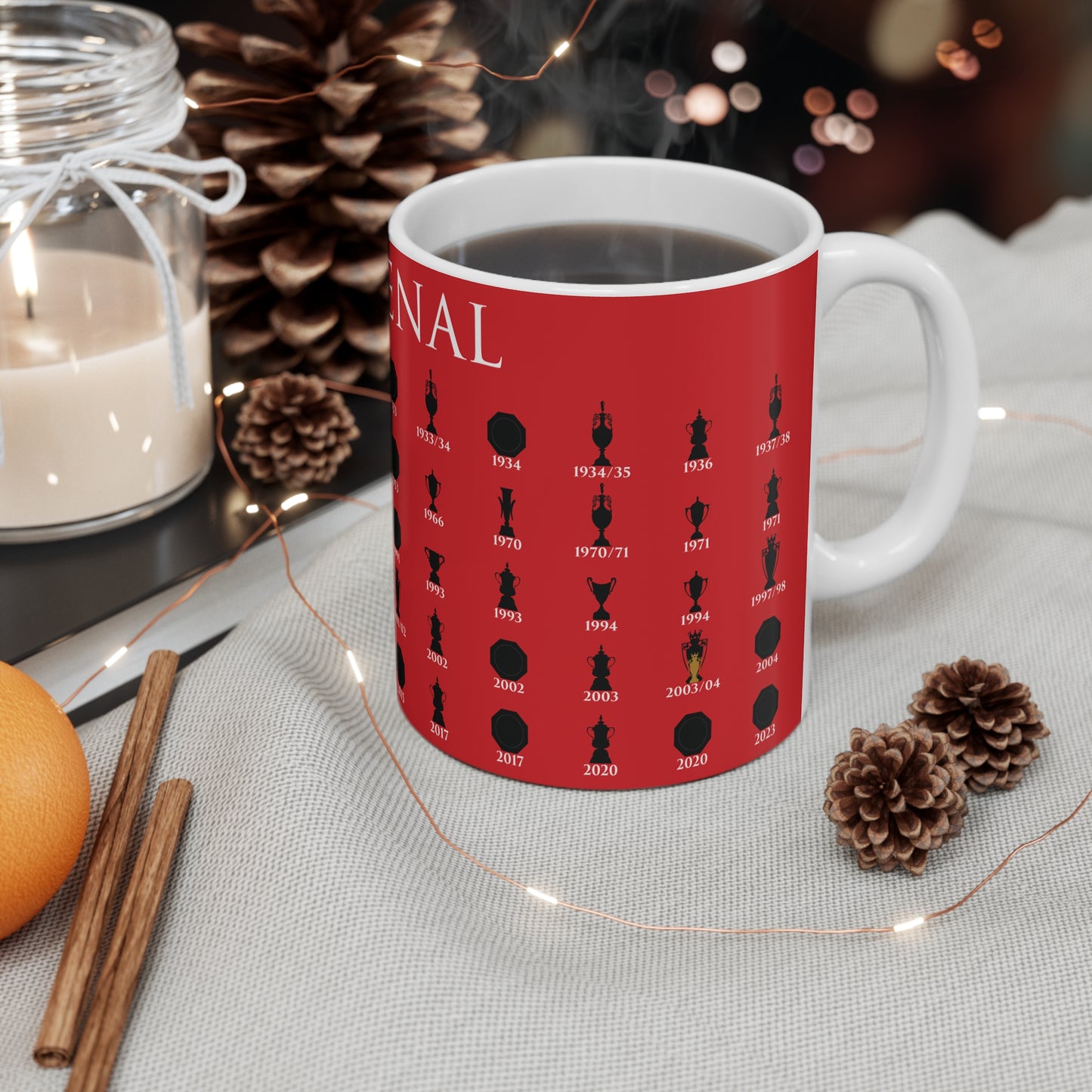 Arsenal Trophies Collection Mug - Red