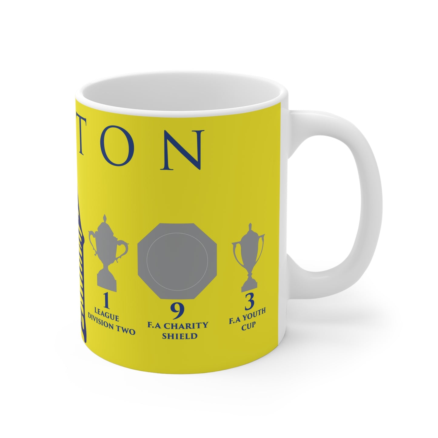 Everton Trophies & Tower Mug - Yellow