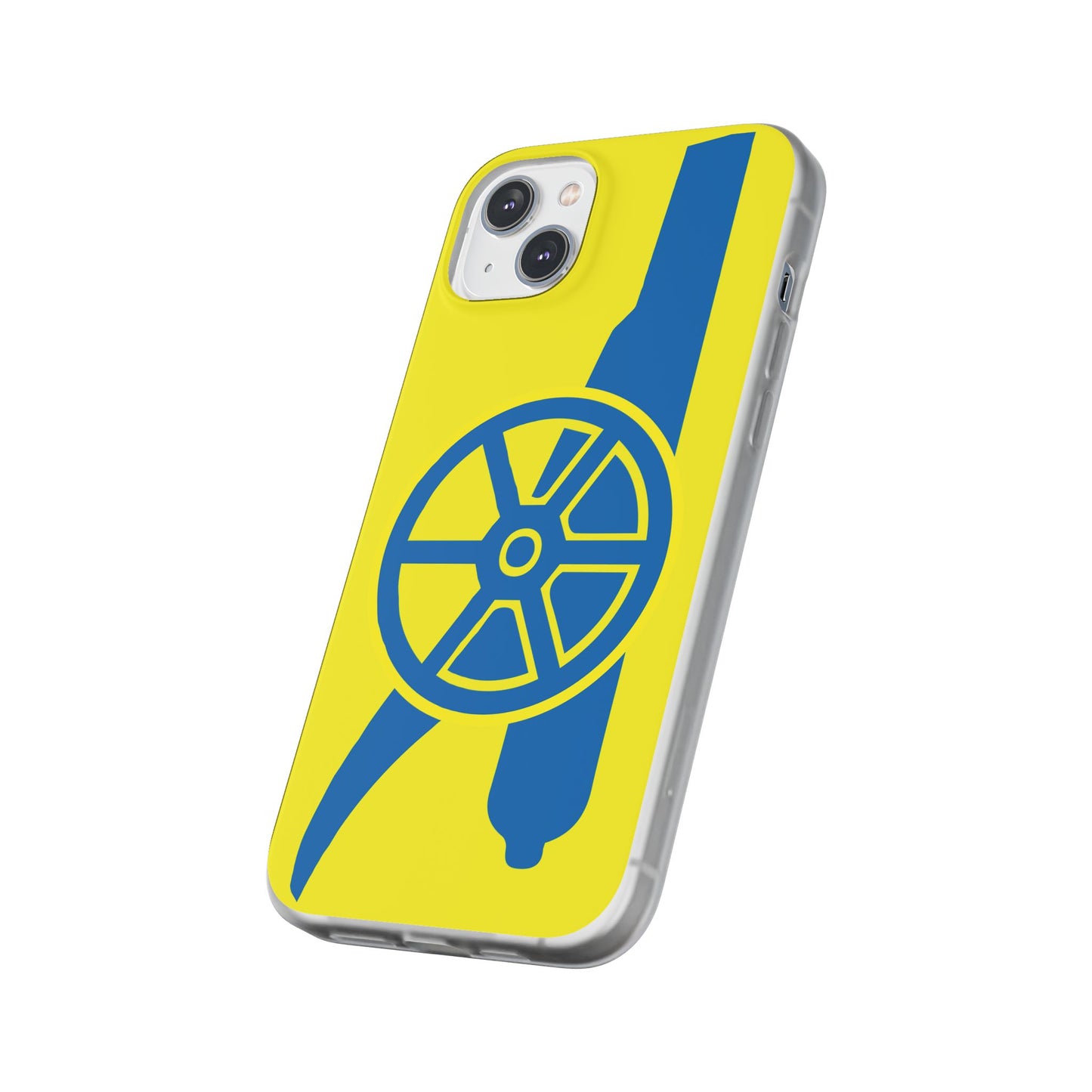 Arsenal Cannon Yellow iPhone Flexi Case - iPhone 16, 15, 14, Plus/Pro/Pro Max