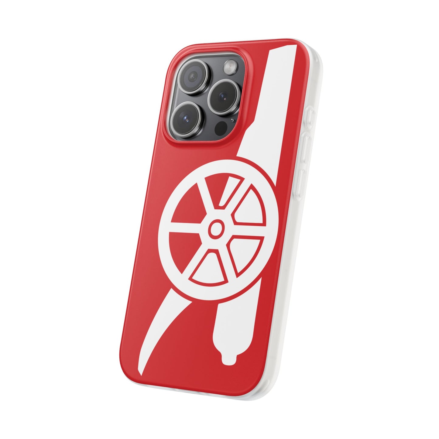 Arsenal Cannon Red iPhone Flexi Case - iPhone 16, 15, 14, Plus/Pro/Pro Max