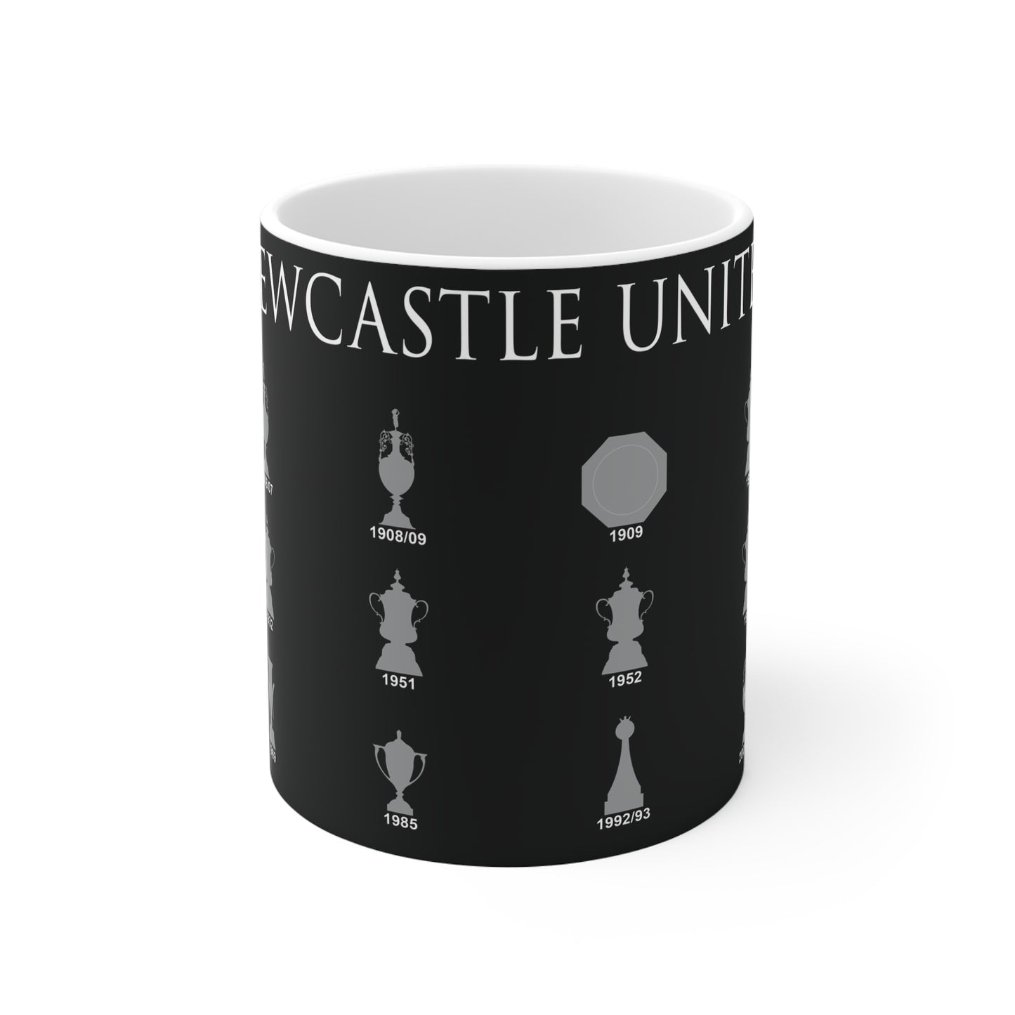 Newcastle United Trophies Collection Mug - Black