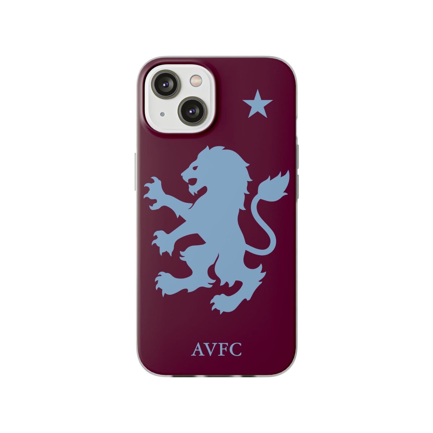 Aston Villa iPhone Flexi Case - iPhone 16, 15, 14, Plus/Pro/Pro Max - Claret