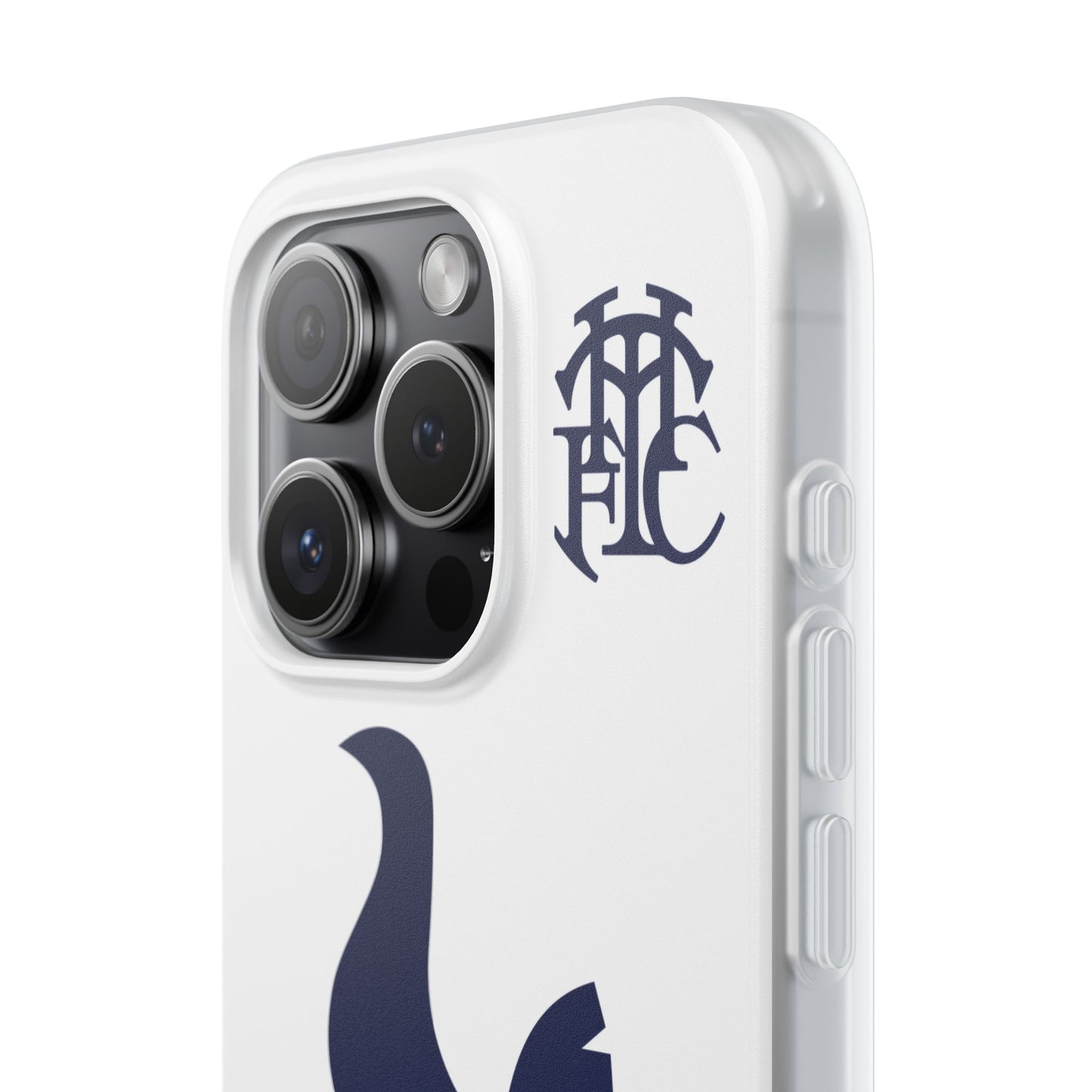 Tottenham Hotspur iPhone Flexi Case - iPhone 16, 15, 14, Plus/Pro/Pro Max - White