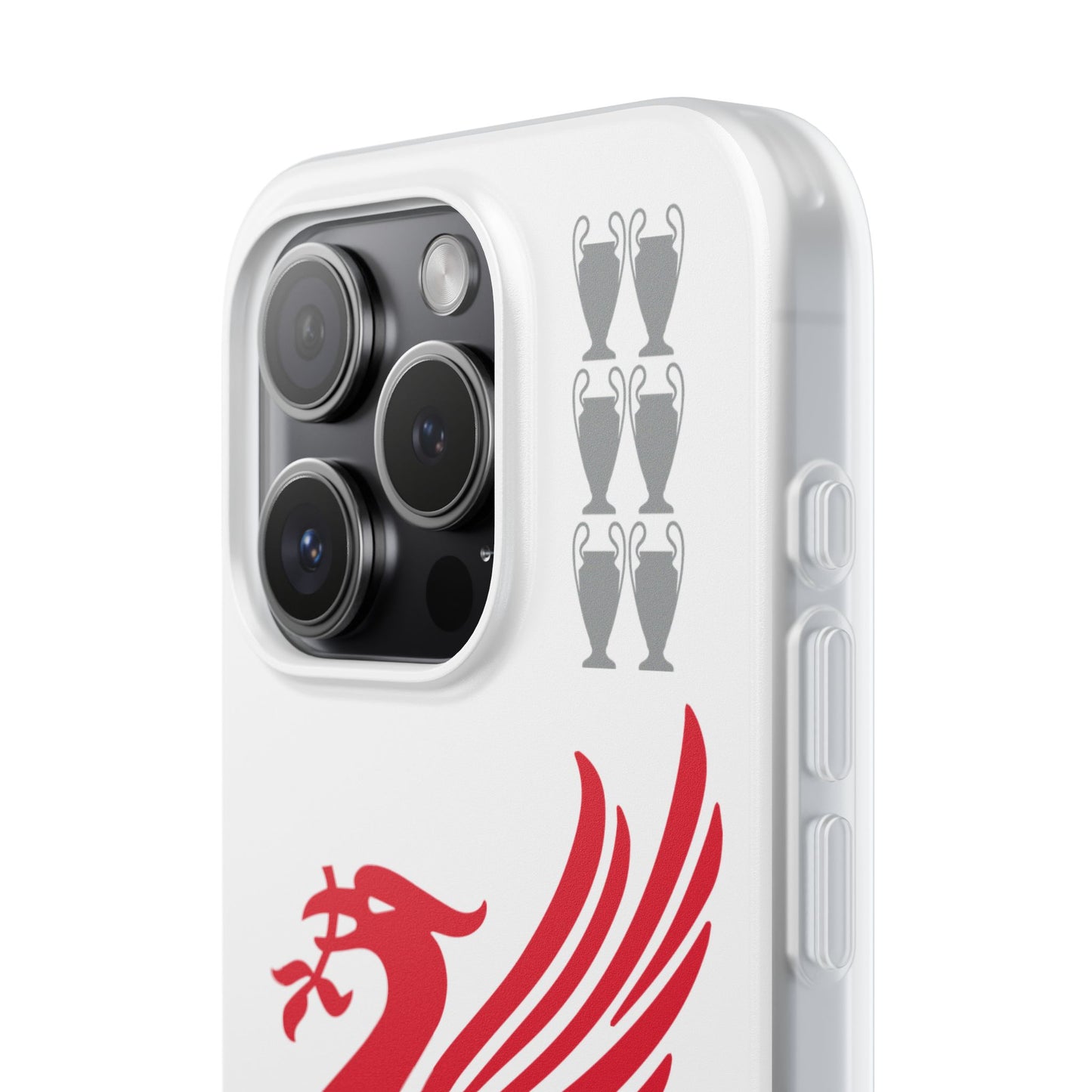 Liverpool White iPhone Flexi Case - iPhone 16, 15, 14, Plus/Pro/Pro Max