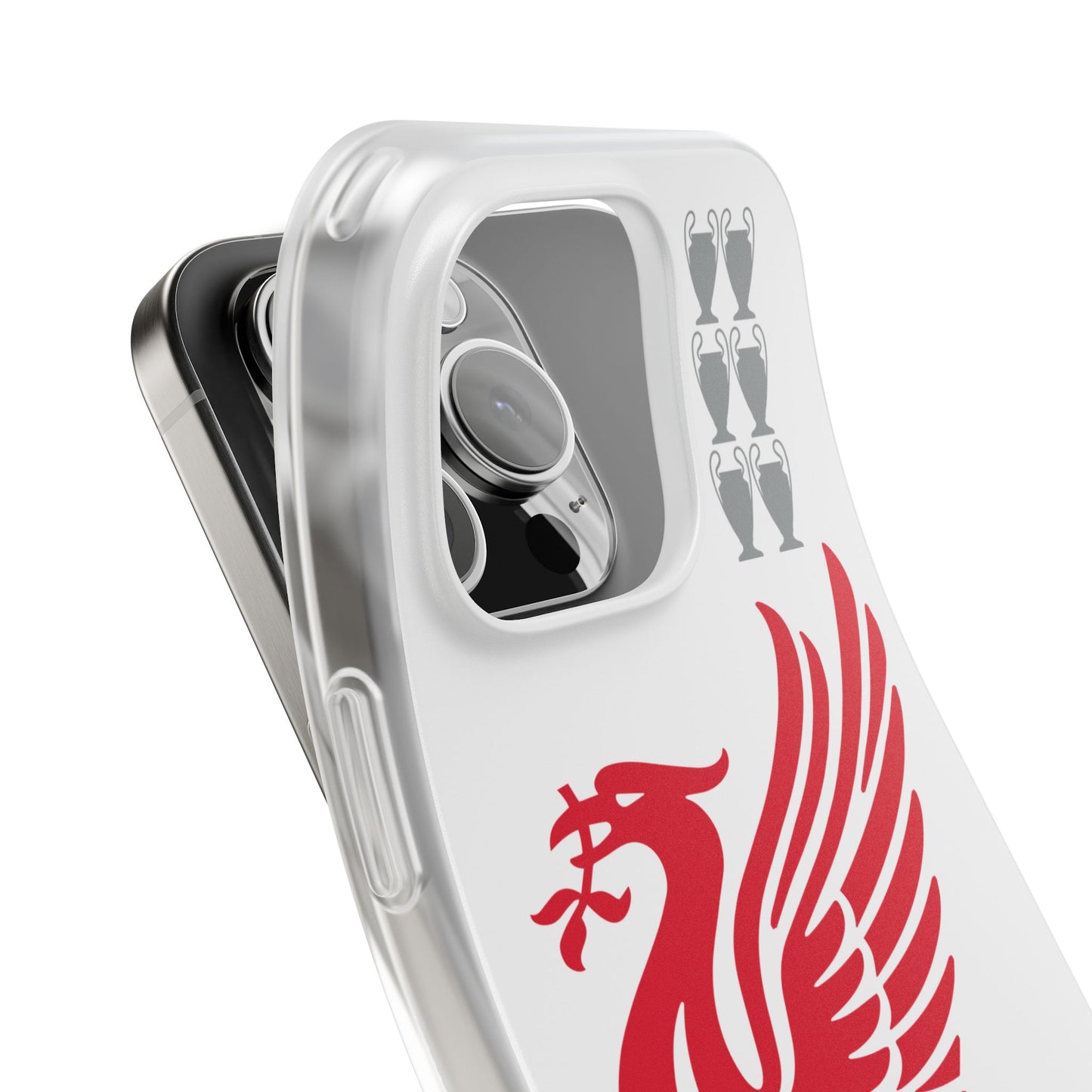 Liverpool White iPhone Flexi Case - iPhone 16, 15, 14, Plus/Pro/Pro Max