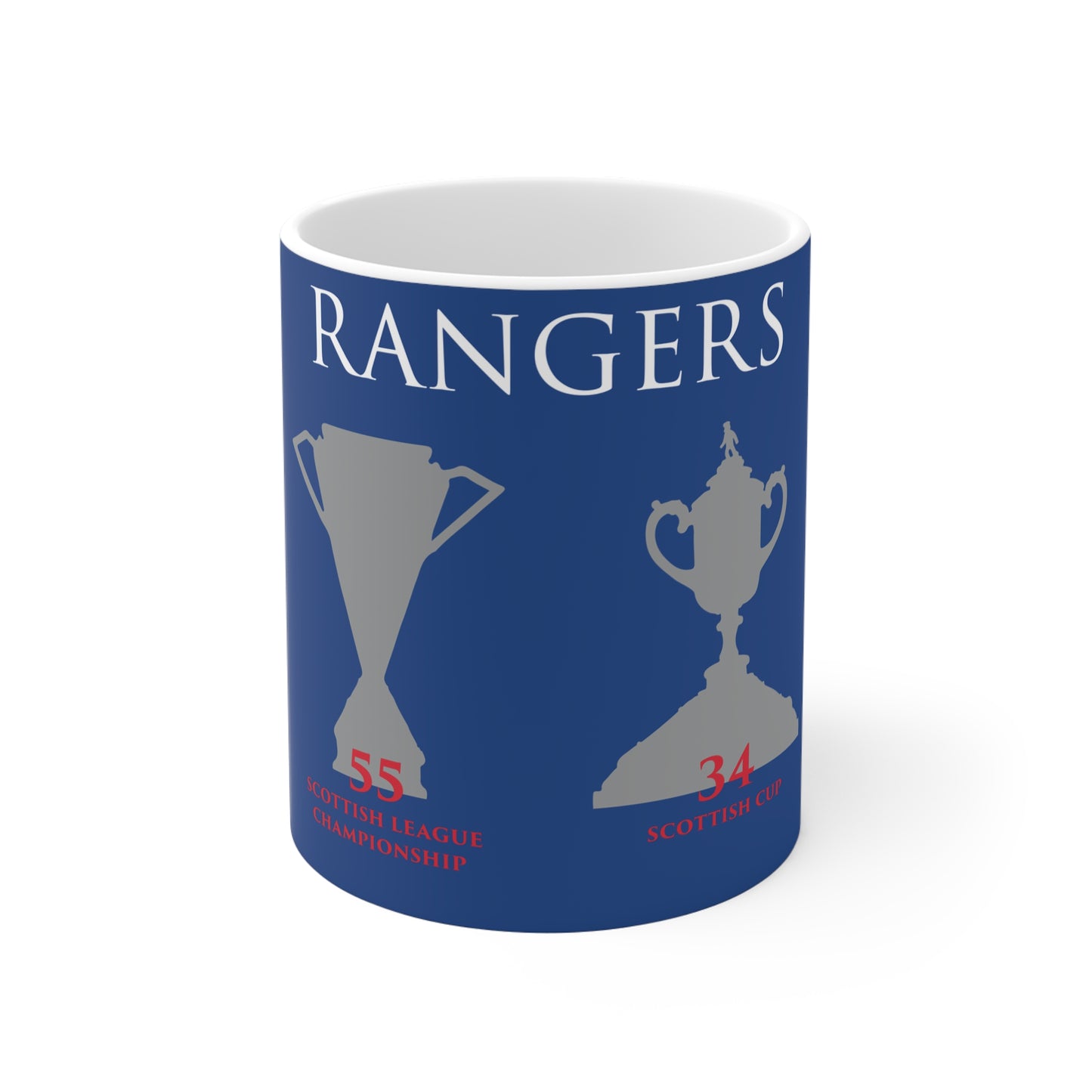 Rangers Trophies Mug - Blue