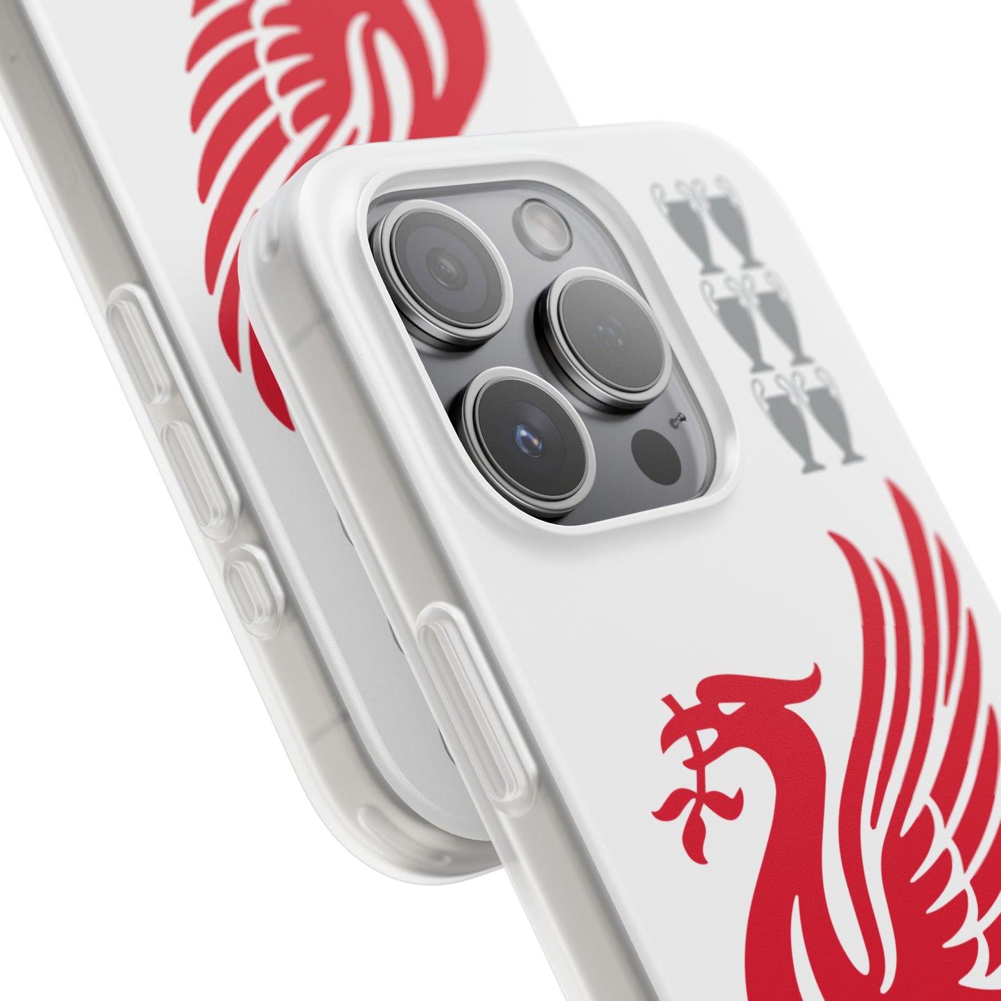 Liverpool White iPhone Flexi Case - iPhone 16, 15, 14, Plus/Pro/Pro Max