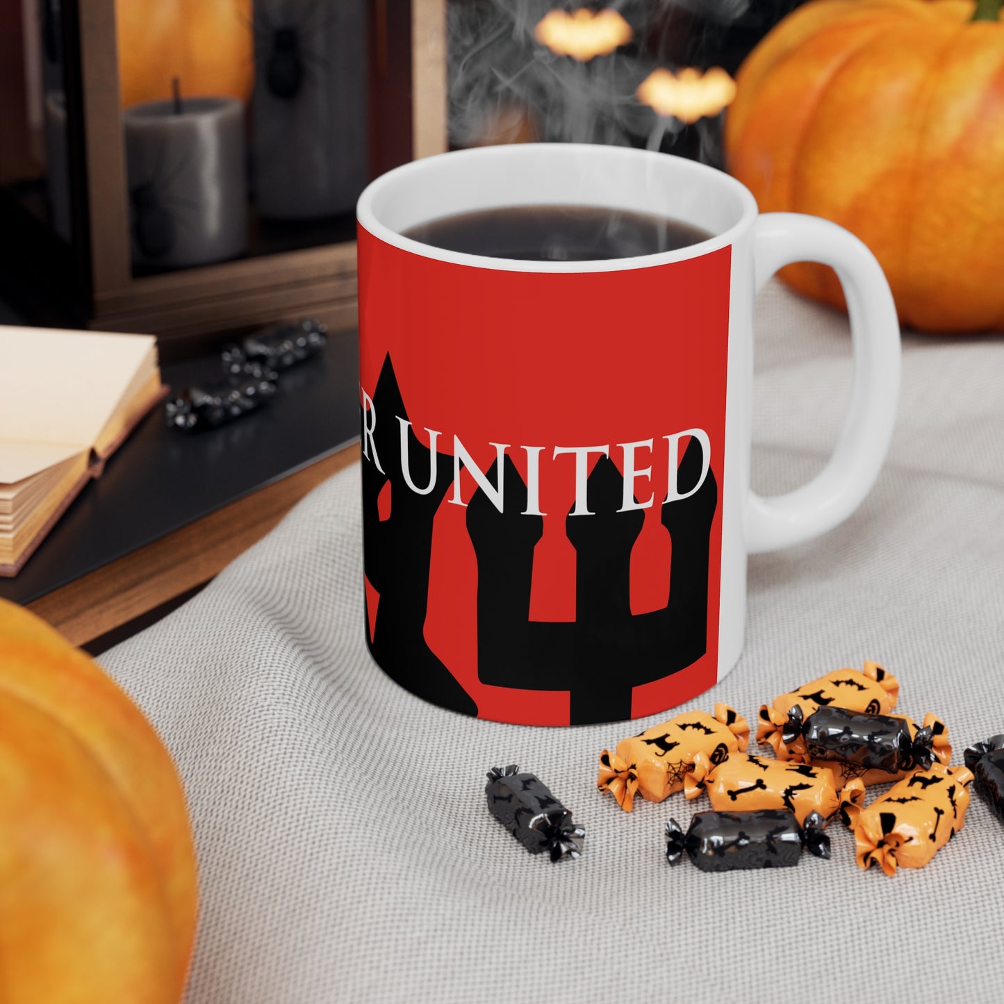 Manchester United Devil Mug - Red