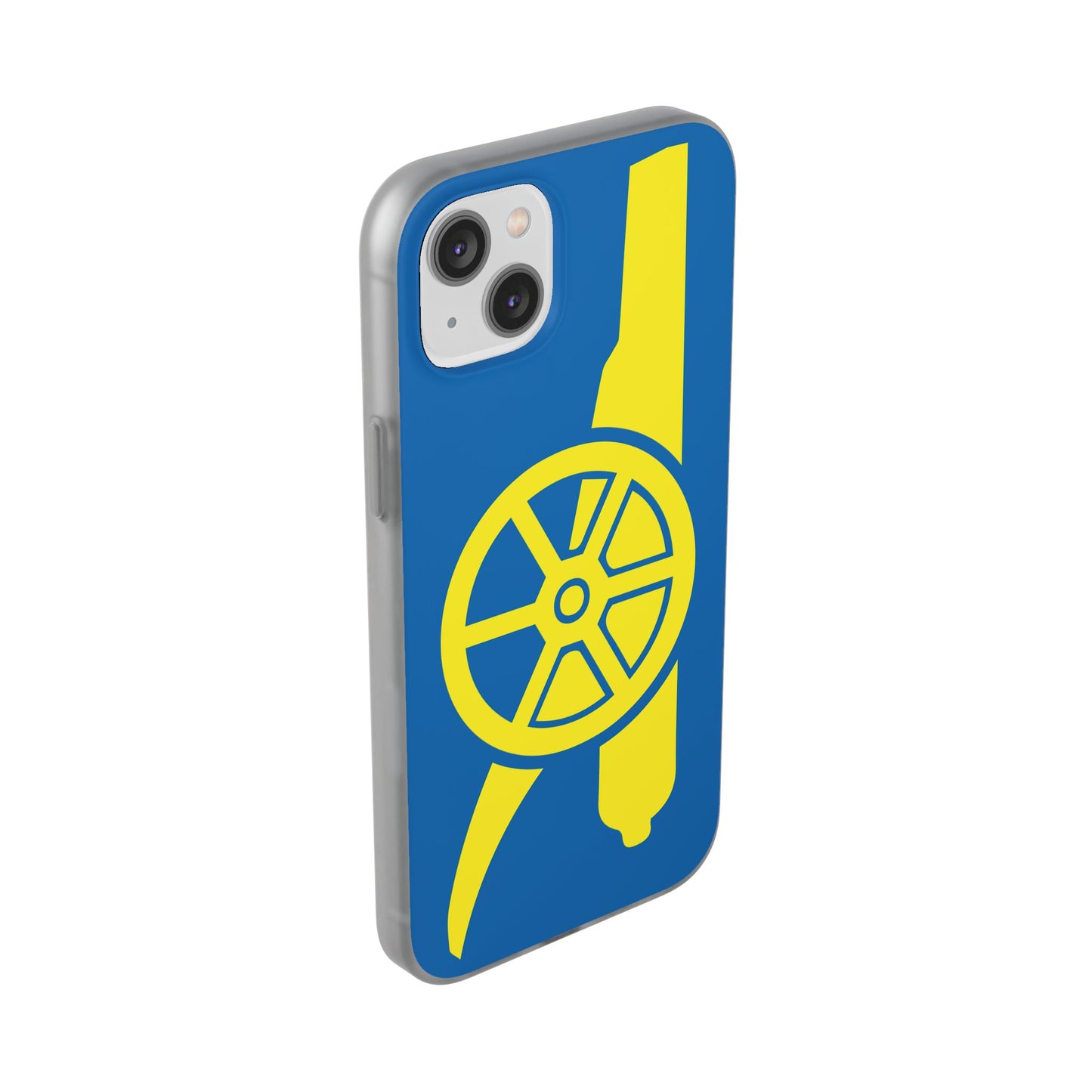 Arsenal Cannon Blue iPhone Flexi Case - iPhone 16, 15, 14, Plus/Pro/Pro Max