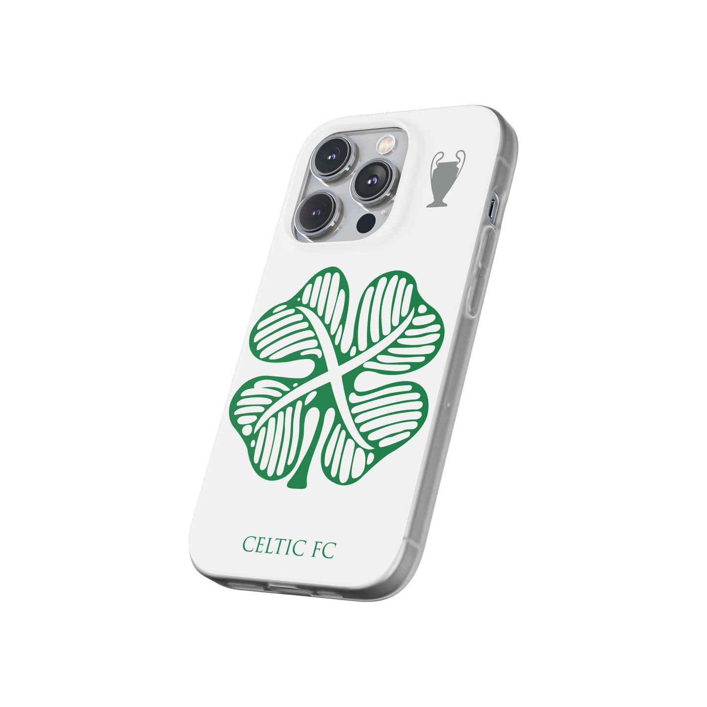 Celtic White iPhone Flexi Case - iPhone 16, 15, 14, Plus/Pro/pro Max