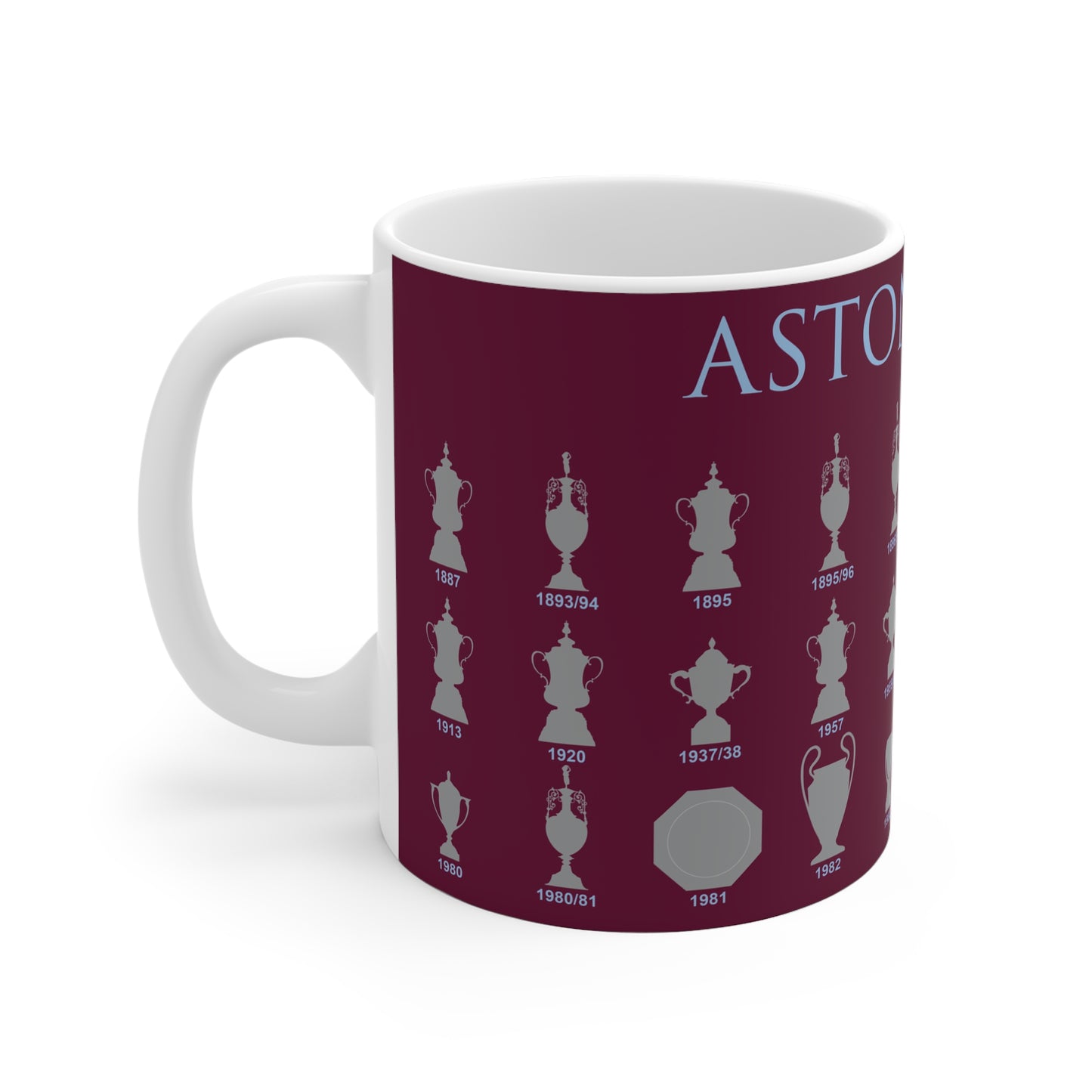 Aston Villa Trophies Collection Mug - Claret