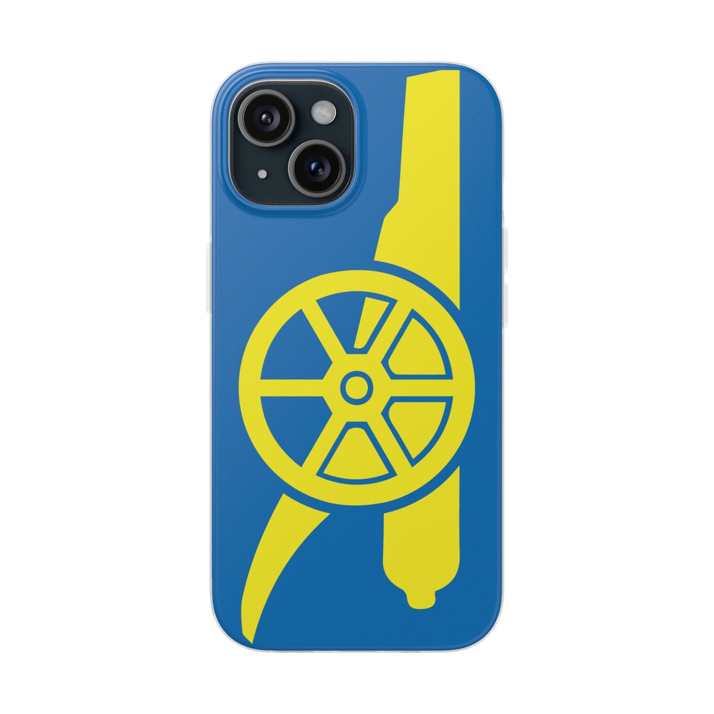 Arsenal Cannon Blue iPhone Flexi Case - iPhone 16, 15, 14, Plus/Pro/Pro Max