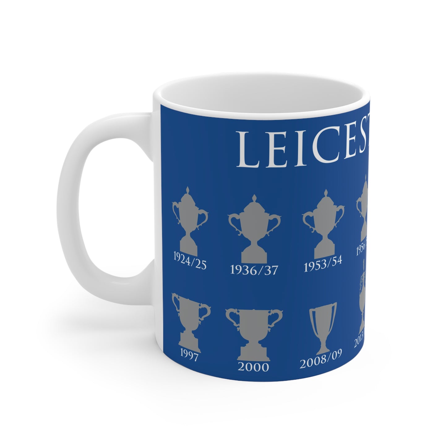 Leicester City Trophies Collection Mug - Blue