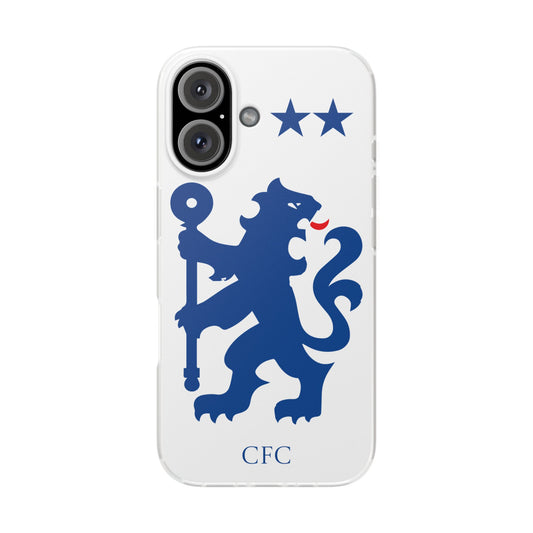 Chelsea iPhone Flexi Case - iPhone 16, 15, 14, Plus/Pro/Pro Max - White