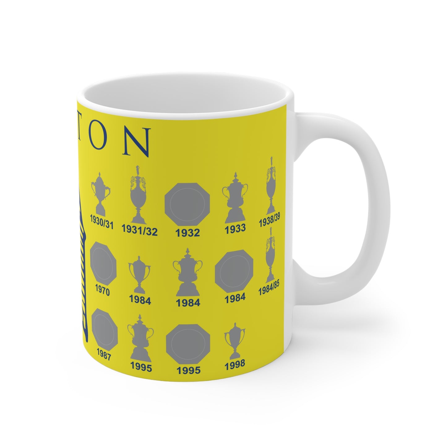 Everton Trophies Collection & Tower Mug - Yellow