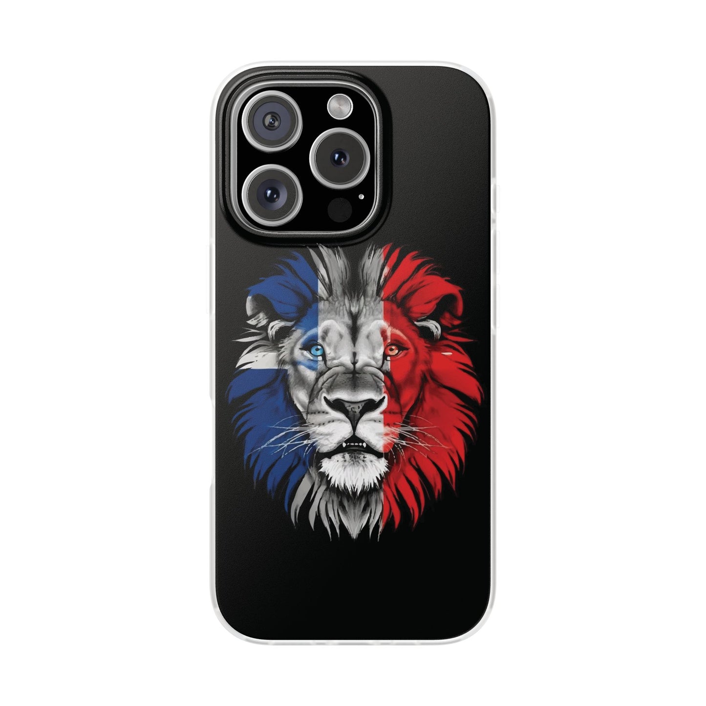 Great Britain Union Jack Lion black iPhone Flexi Case - iPhone 12, 13, 14, 15, 16, Mini/Plus/Pro/Pro Max