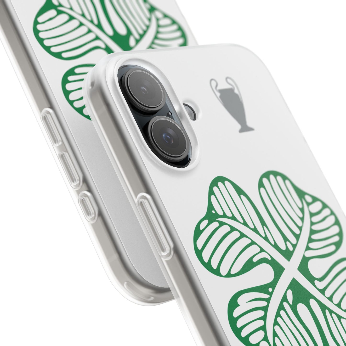 Celtic White iPhone Flexi Case - iPhone 16, 15, 14, Plus/Pro/pro Max