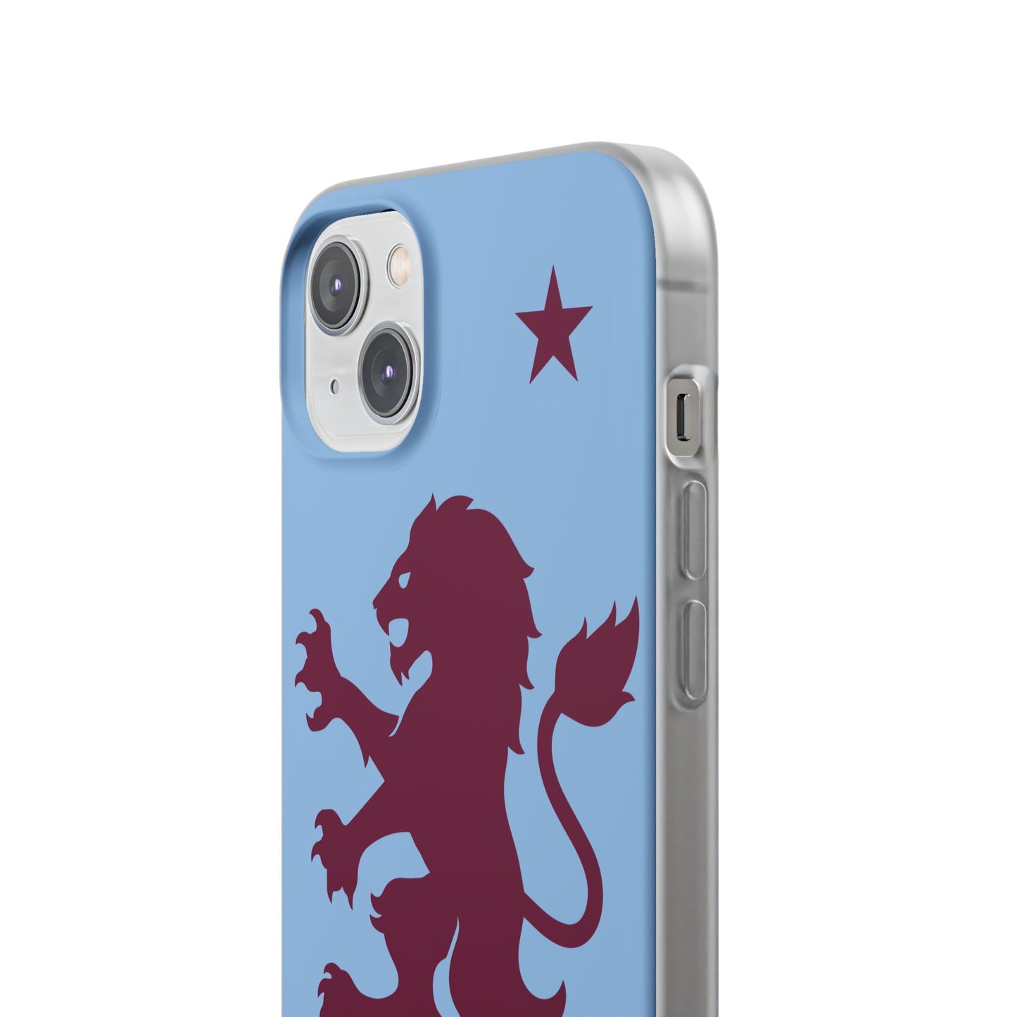 Aston Villa iPhone Flexi Case - iPhone 16, 15, 14, Plus/Pro/Pro Max - Blue