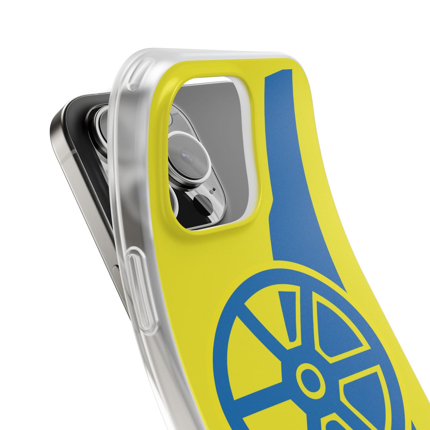 Arsenal Cannon Yellow iPhone Flexi Case - iPhone 16, 15, 14, Plus/Pro/Pro Max