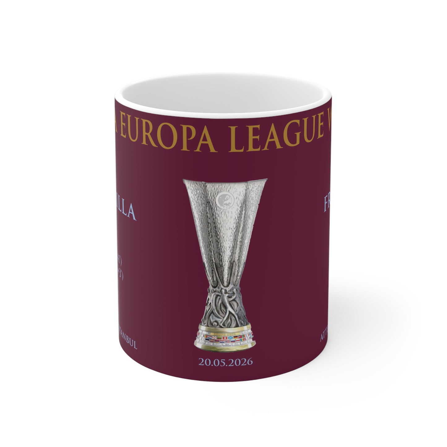 Aston Villa Europa League Winners Mug - Claret