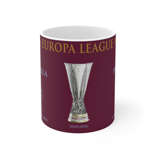 Aston Villa Europa League Winners Mug - Claret