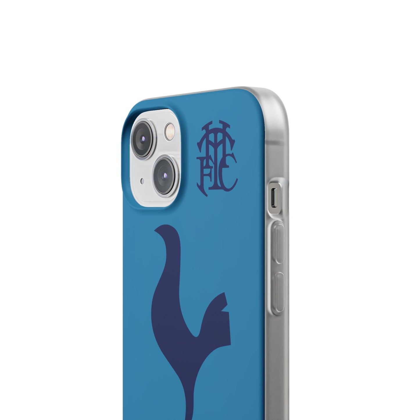 Tottenham Hotspur iPhone Flexi Case - iPhone 16, 15, 14, Plus/Pro/Pro Max - Cyan