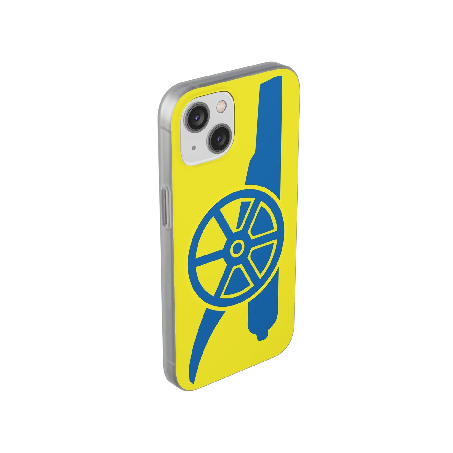 Arsenal Cannon Yellow iPhone Flexi Case - iPhone 16, 15, 14, Plus/Pro/Pro Max