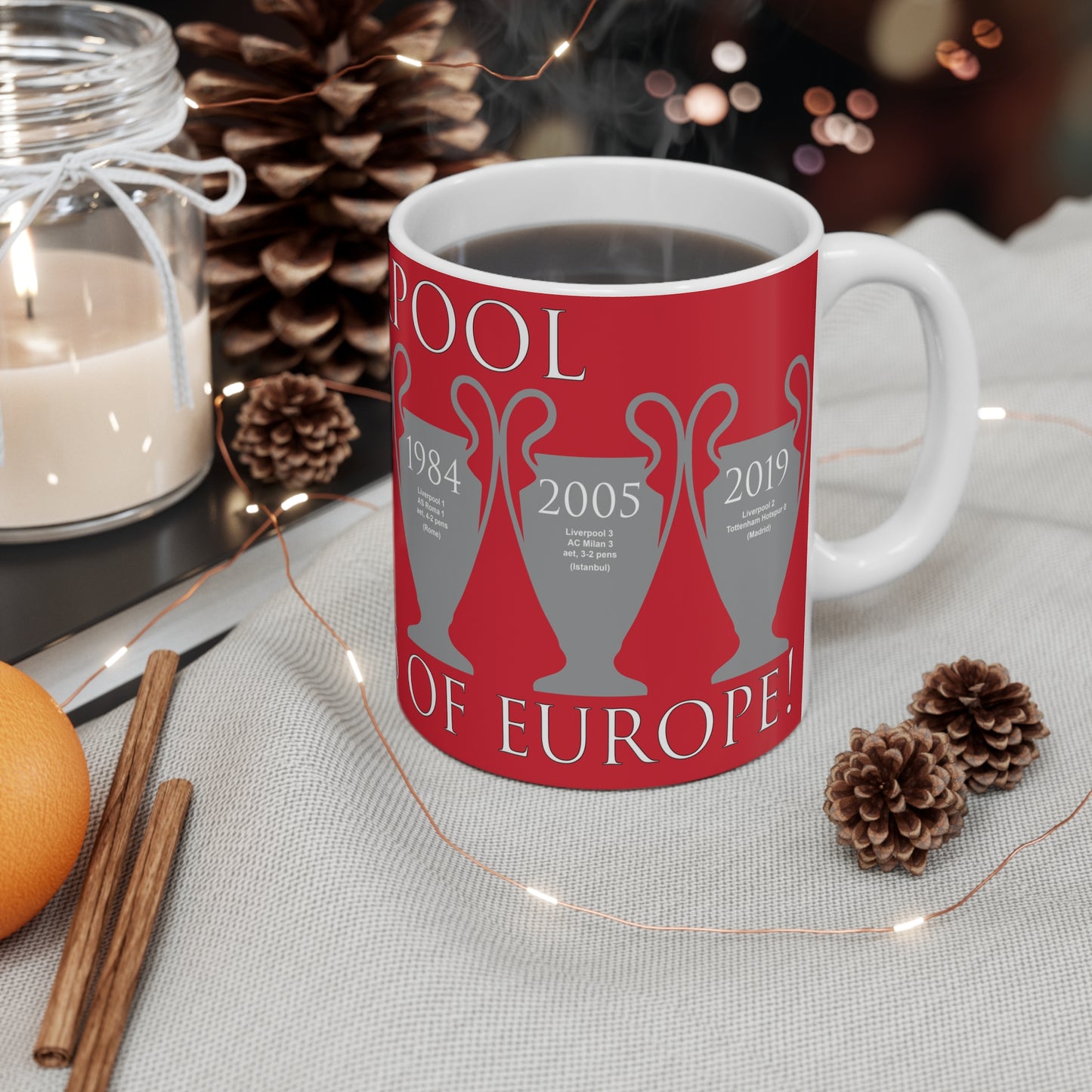 Liverpool Champions of Europe Mug - Red
