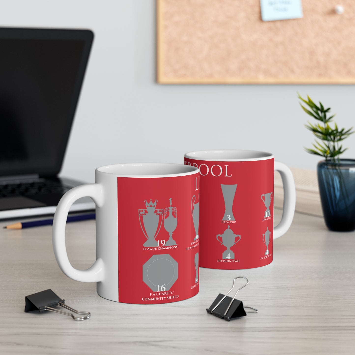 Liverpool Trophies Mug - Red