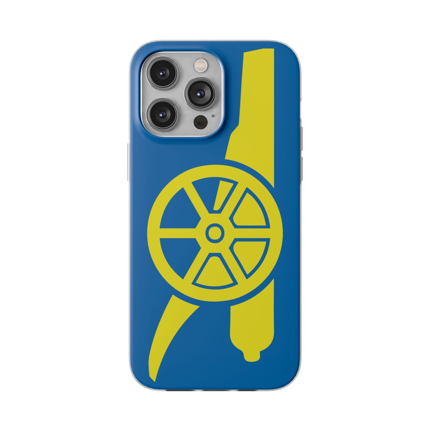 Arsenal Cannon Blue iPhone Flexi Case - iPhone 16, 15, 14, Plus/Pro/Pro Max