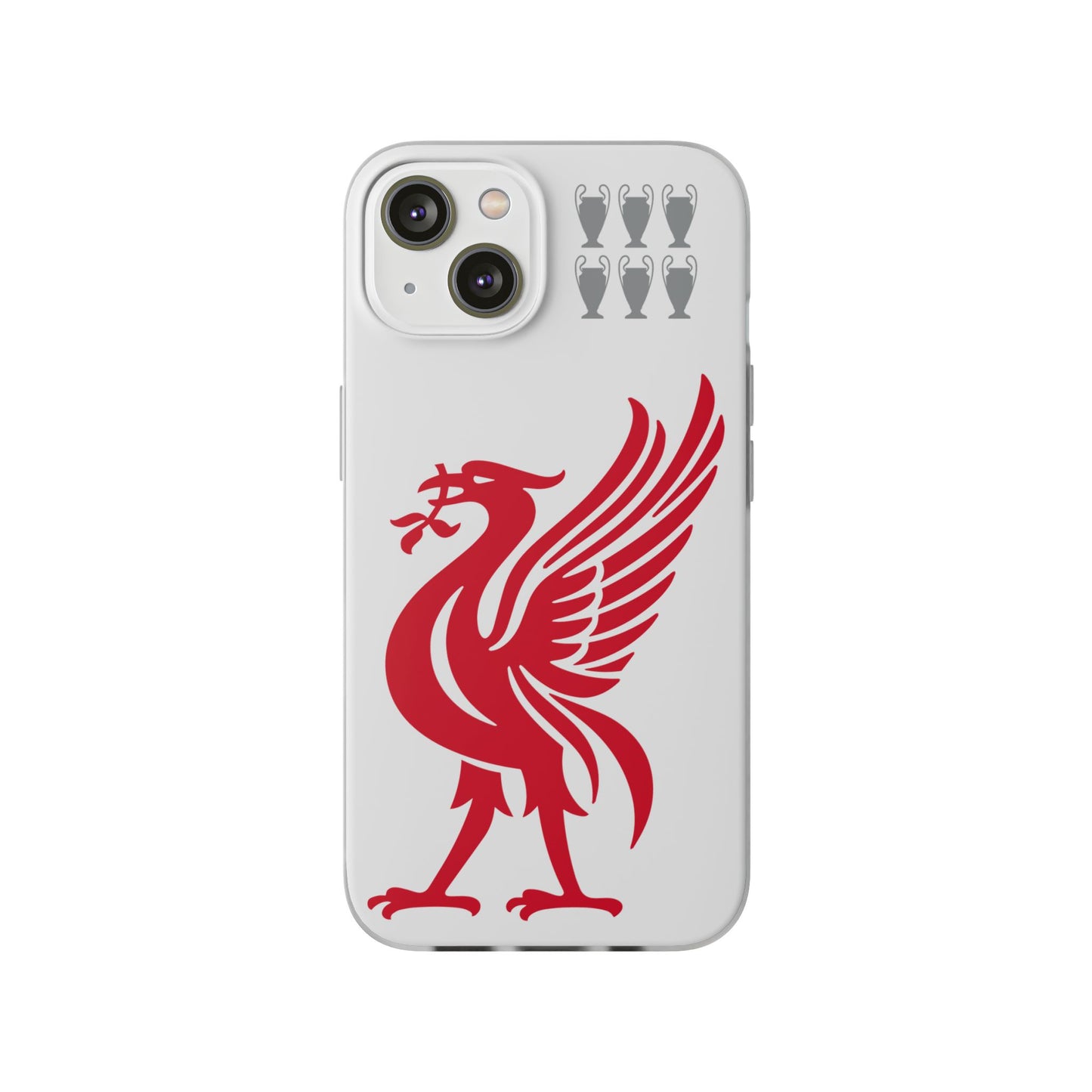 Liverpool White iPhone Flexi Case - iPhone 16, 15, 14, Plus/Pro/Pro Max