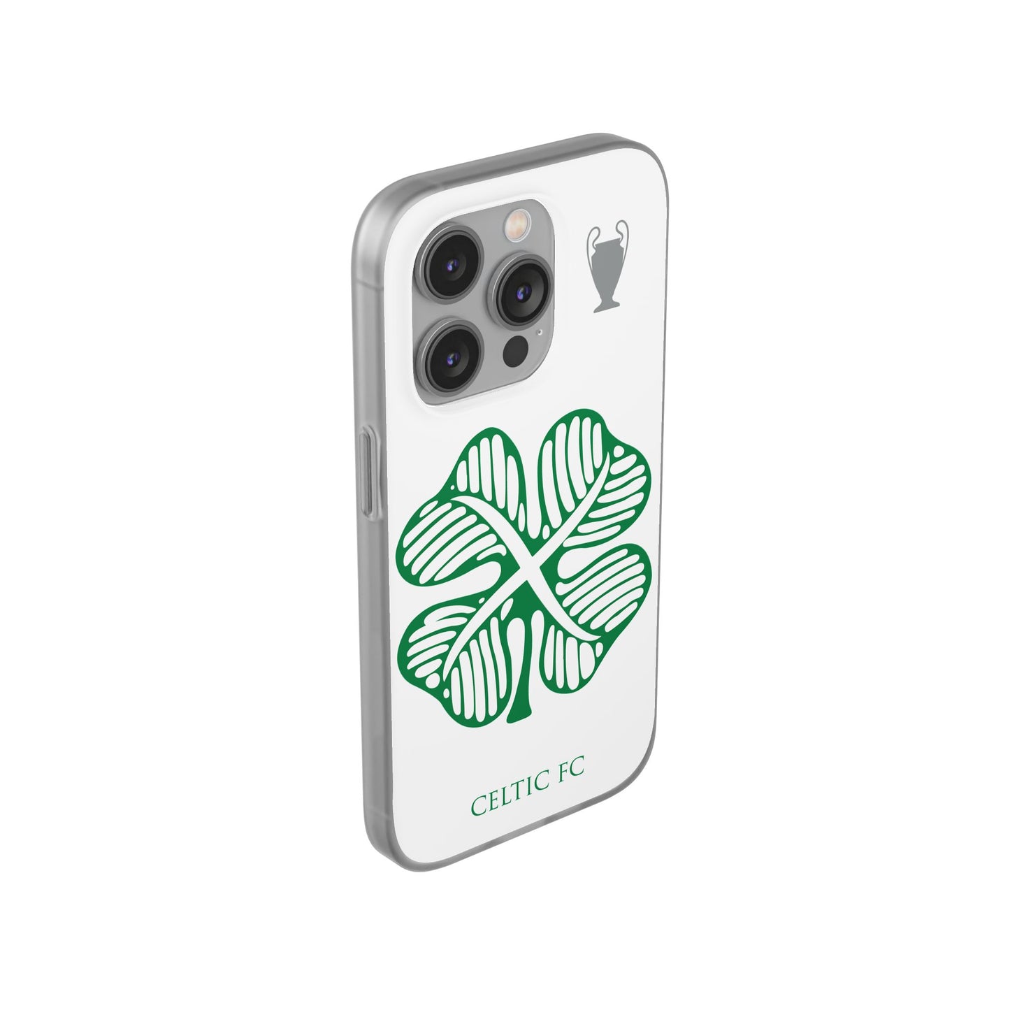 Celtic White iPhone Flexi Case - iPhone 16, 15, 14, Plus/Pro/pro Max