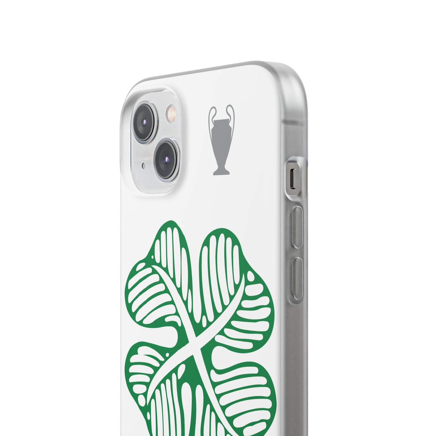 Celtic White iPhone Flexi Case - iPhone 16, 15, 14, Plus/Pro/pro Max