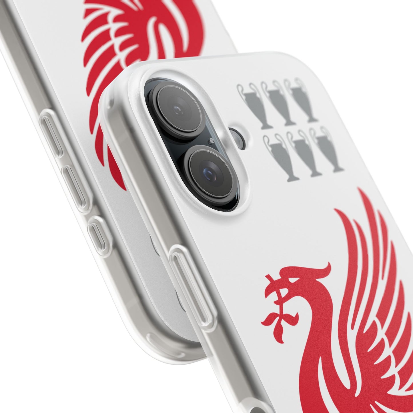 Liverpool White iPhone Flexi Case - iPhone 16, 15, 14, Plus/Pro/Pro Max