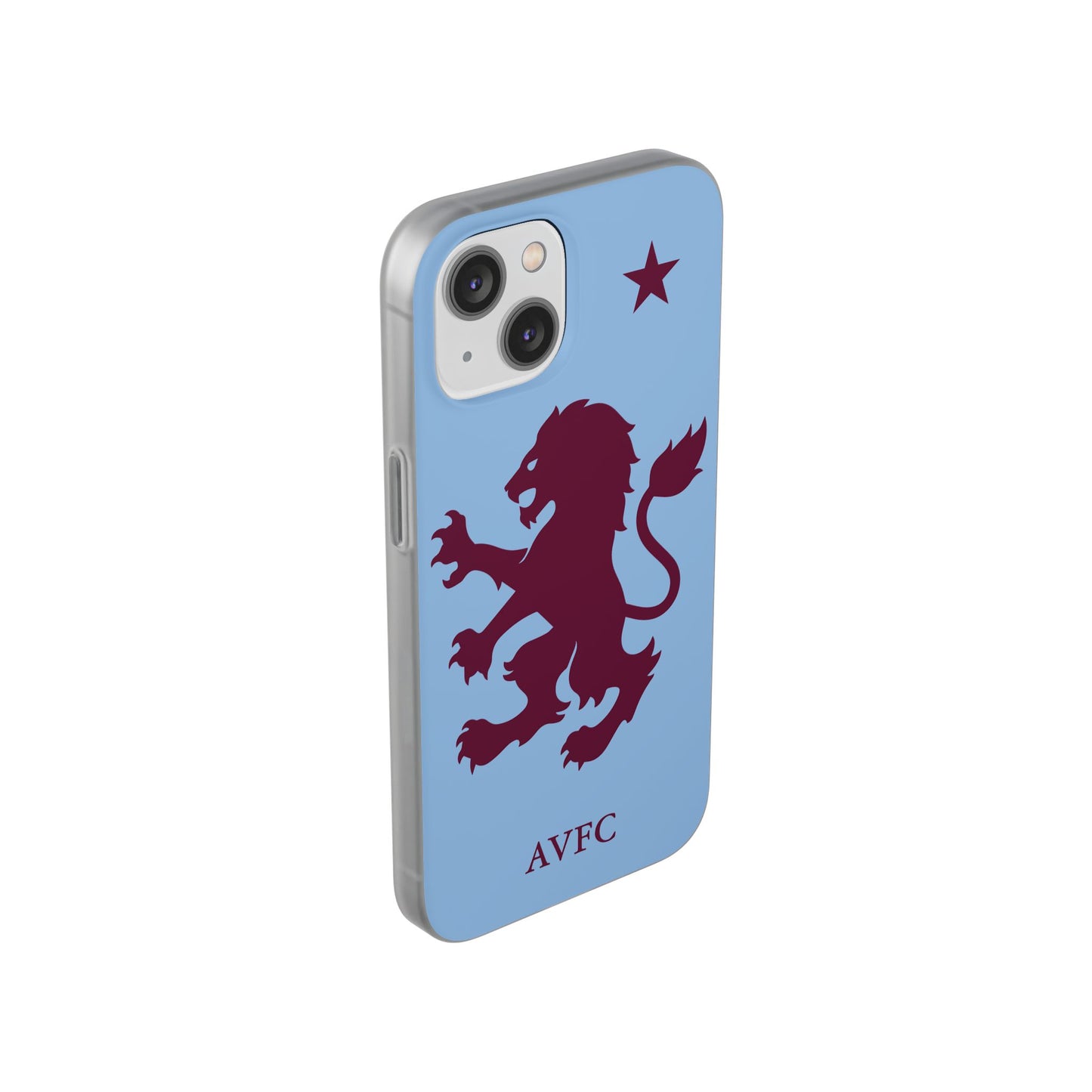 Aston Villa iPhone Flexi Case - iPhone 16, 15, 14, Plus/Pro/Pro Max - Blue