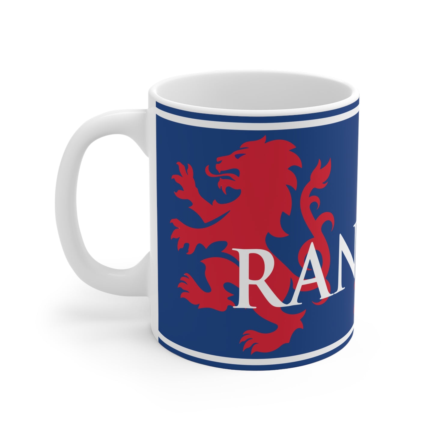 Rangers Lion Mug - Blue