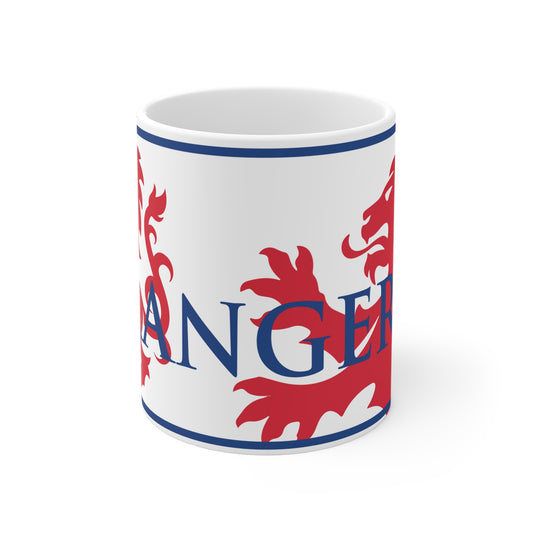 Rangers Lion Mug - White